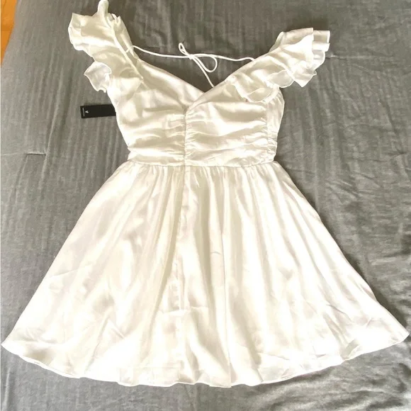 Lulus - White Dress - Picture 4 of 5